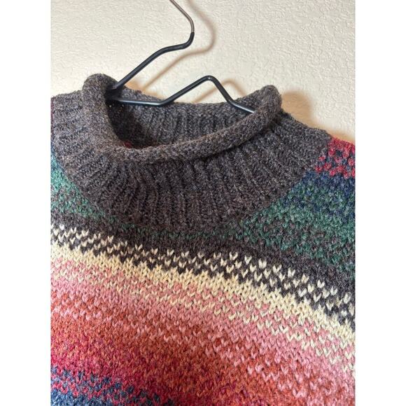 Carolyn Taylor Vintage 90s knitted wool blend sweater oversized size small - Picture 2 of 9